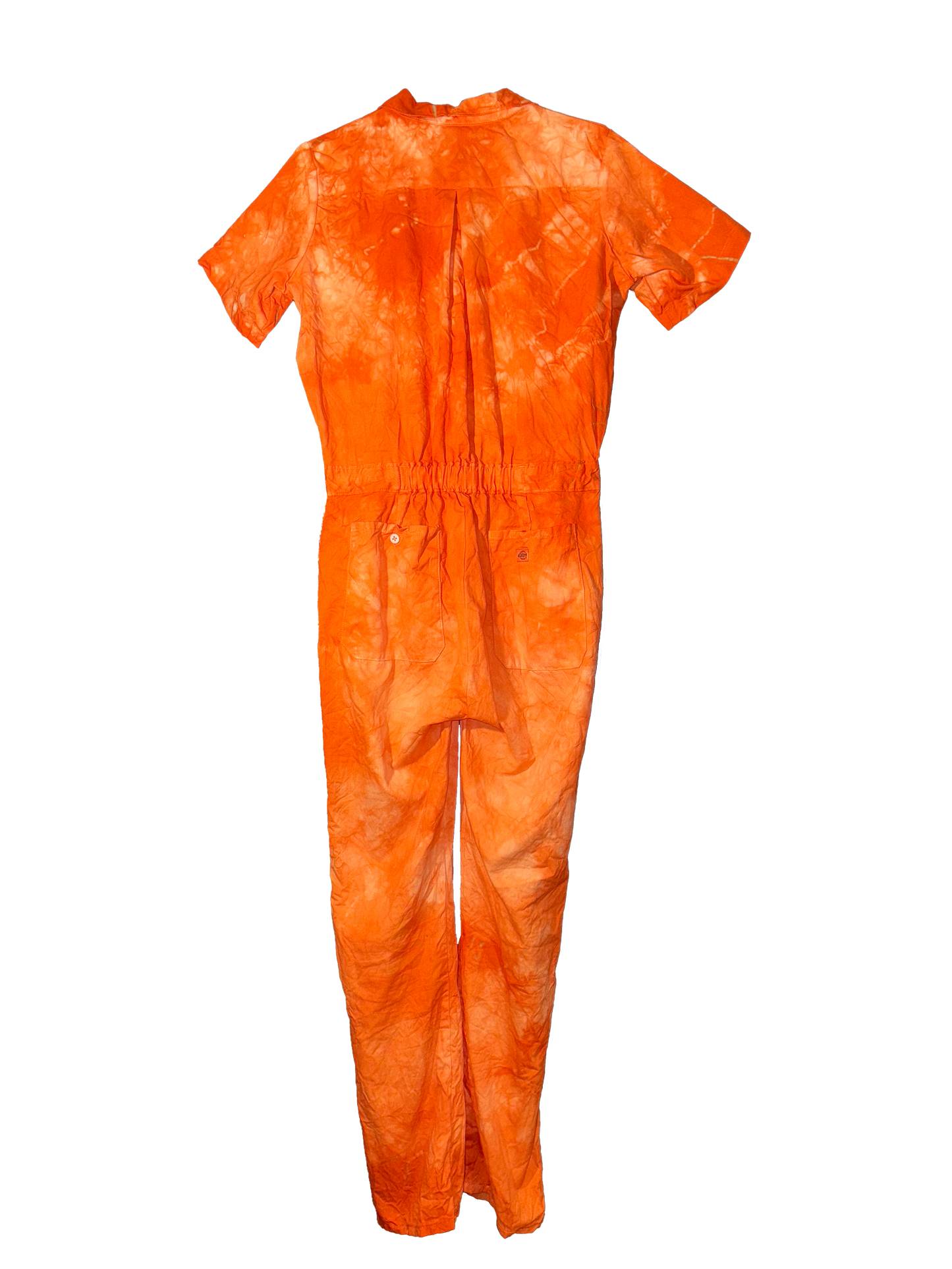 "psychosis (Acoustic)" Orange Tie Dye Jumpsuit