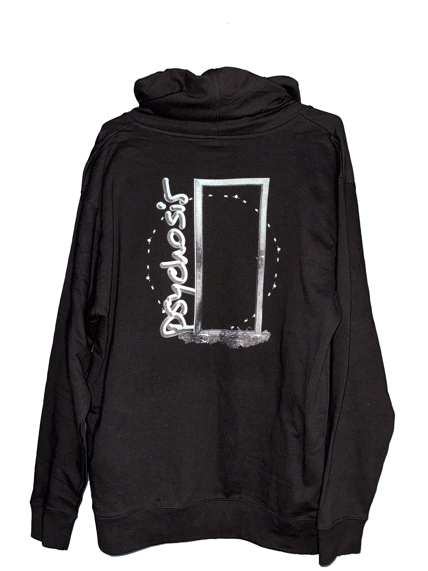 "psychosis" Door Zip Up Hoodie